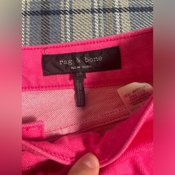 Rag and Bone Ankle Cigarette Skinny in Bill Pink | 26 - Picture 3 of 9